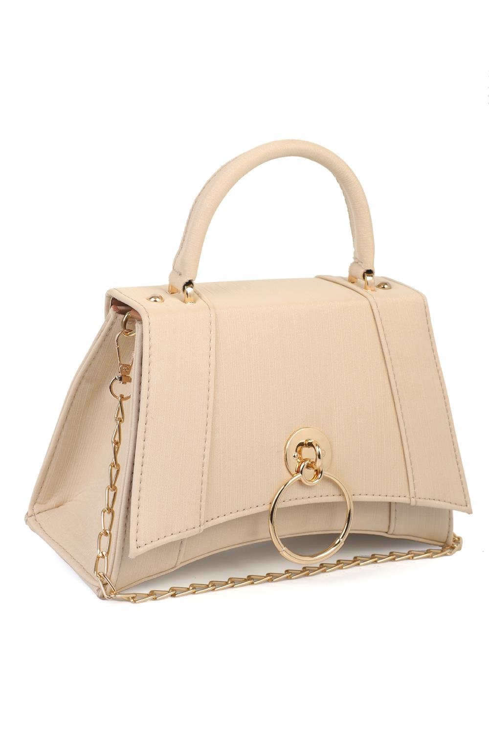 Capone Savonita Special Women Gold Handbag