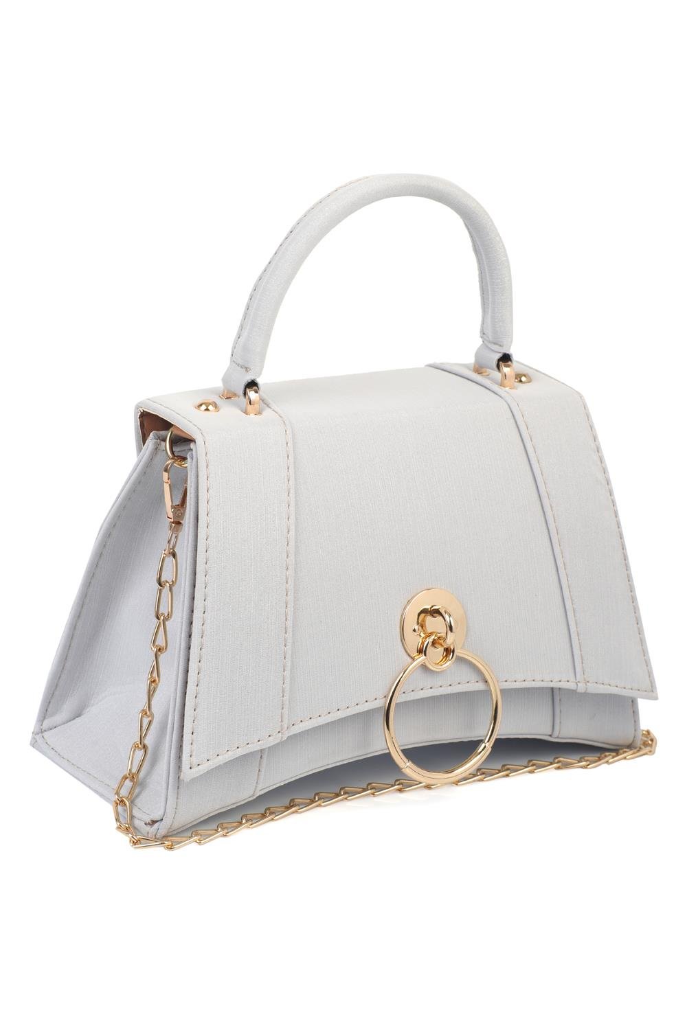 Capone Savonita Special Women Silver Handbag