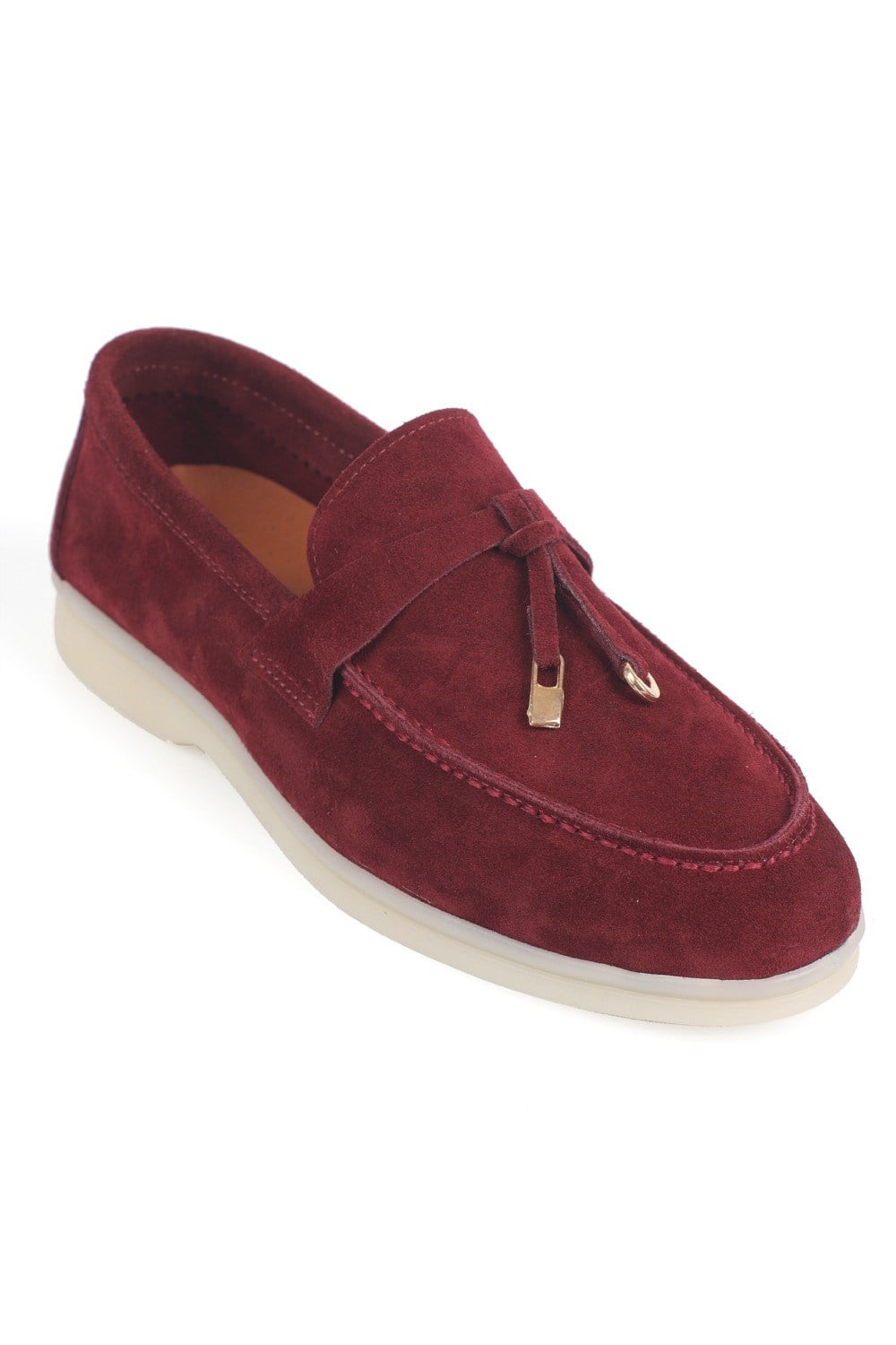 Capone Vikki Genuine Leather Women Burgundy Loafer