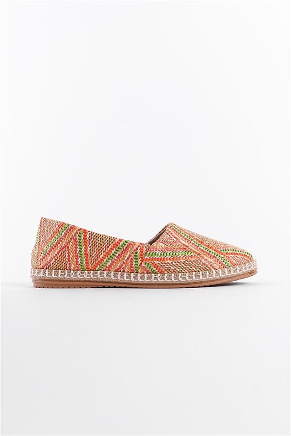 Capone Pasarella 001 Women Green Orange Espadrille image 2