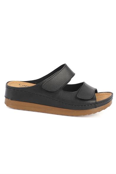 Capone Jasmine 107090 Women Black Slingback Comfort Anatomical Sandals image 3