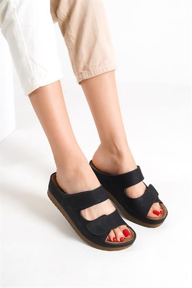 Capone Jasmine 107090 Women Black Slingback Comfort Anatomical Sandals image 2