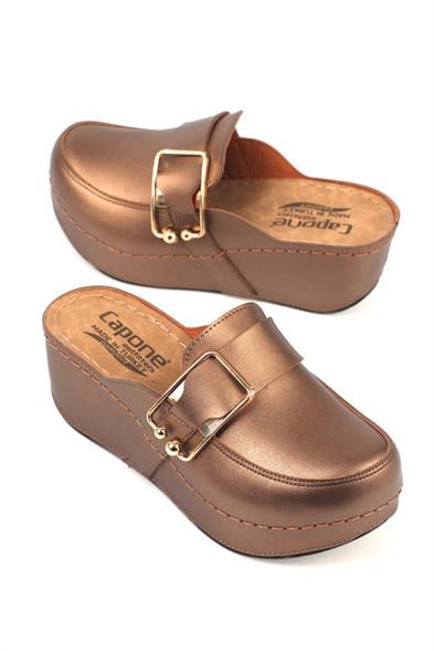 Capone Judy 107090 Women Copper Slingback Comfort Anatomical Sandals image 3
