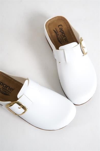 Capone Janna 107090 Women White Slingback Comfort Anatomical Sandals image 2