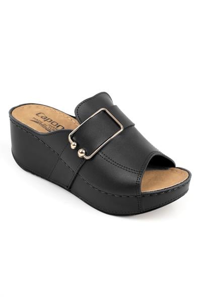Capone Kacie 612245 Women Black Slingback Comfort Anatomical Sandals