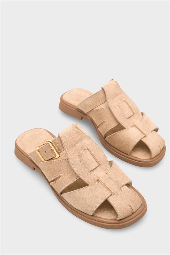 Capone  Alanna Suede Look Gladiator Women Sued Mink Sandal image 3