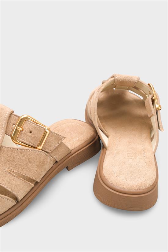 Capone  Alanna Suede Look Gladiator Women Sued Mink Sandal image 5