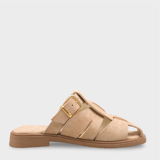 Capone  Alanna Suede Look Gladiator Women Sued Mink Sandal image 2