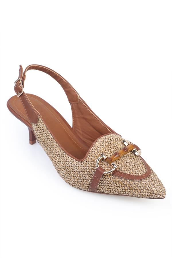 Capone Angy Women Tan Heeled Shoes