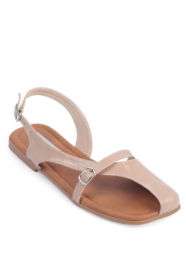 Capone Ciel Ankle Strap Women Beige Sandals image 1