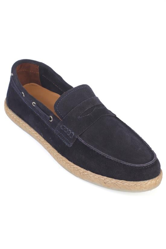 Capone Aube Genuine Leather Suede Genuine Leather Lined Men Loafer