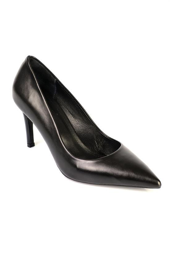 Capone Bianka Mid Heel Casual Stylish Genuine Leather Lined Stiletto