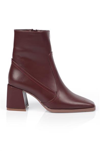 Capone Blunt Toe Side Zipper Woman Booties image 4