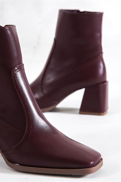 Capone Blunt Toe Side Zipper Woman Booties image 2