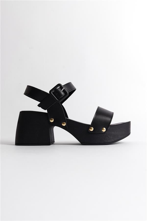 Capone Dulce Blunt Toe Single Band Platform Heel Woman Sandals image 2