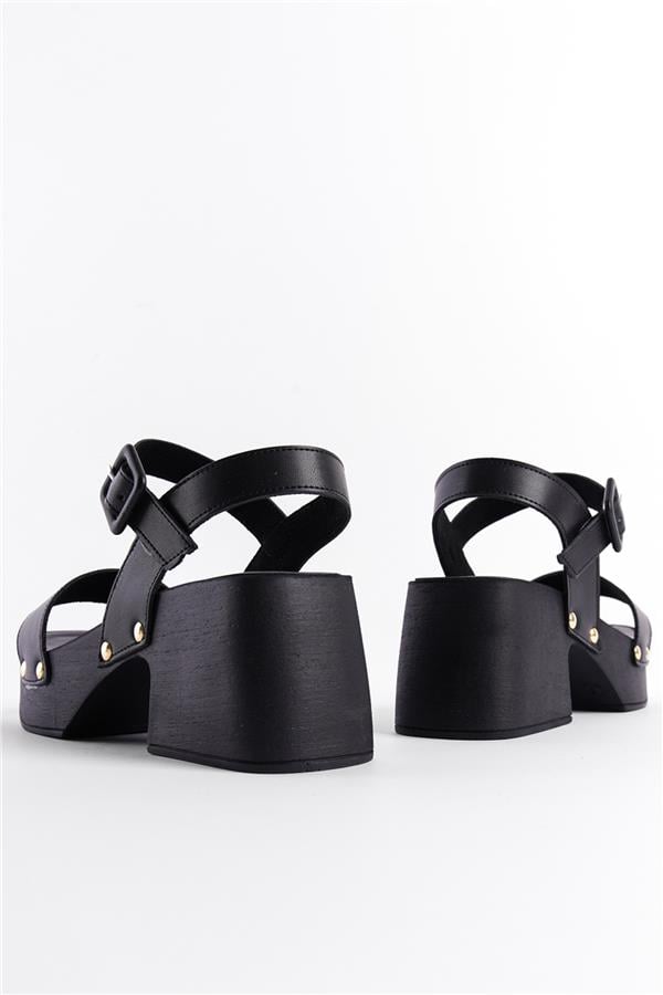 Capone Dulce Blunt Toe Single Band Platform Heel Woman Sandals image 3