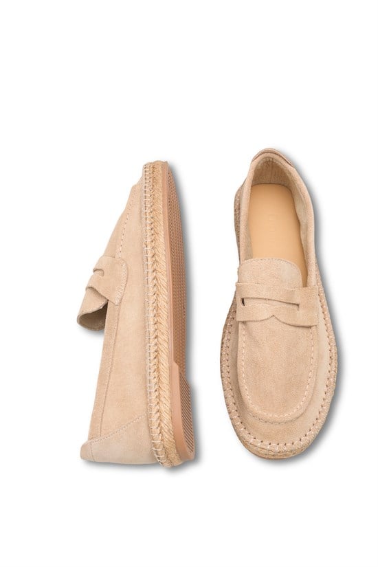 Capone Boris Genuine Leather Suede Espadrille Sole Men Loafer image 5