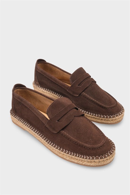 Capone Boris Genuine Leather Suede Espadrille Sole Men Loafer image 3