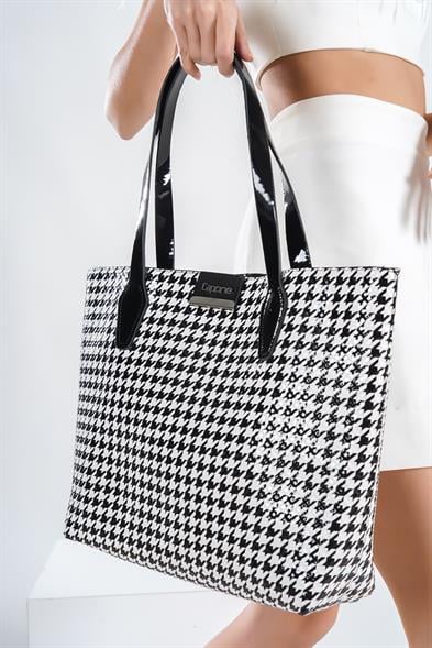 Capone Bristol Houndstooth Pattern Women Houndstooth Shoulder Bag image 3