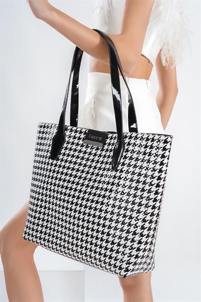 Capone Bristol Houndstooth Pattern Women Houndstooth Shoulder Bag image 4