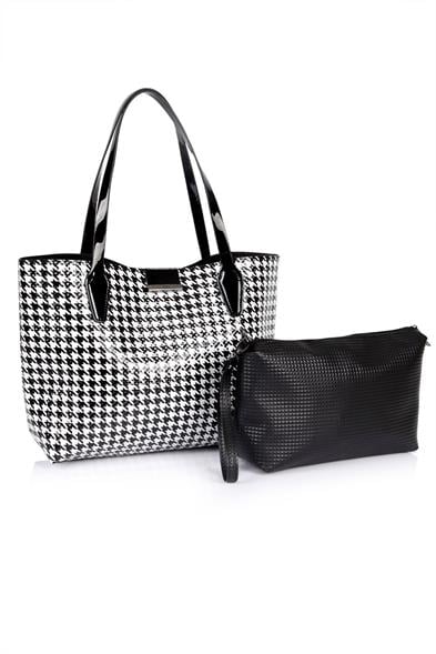 Capone Bristol Houndstooth Pattern Women Houndstooth Shoulder Bag image 5