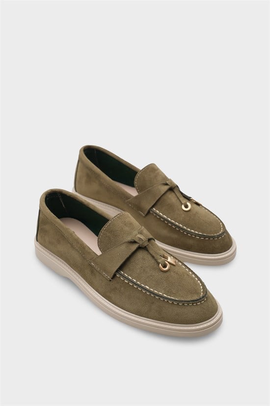 Capone Outfitters 001 Women Khaki Loafer image 2