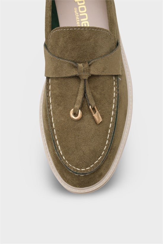 Capone Outfitters 001 Women Khaki Loafer image 3