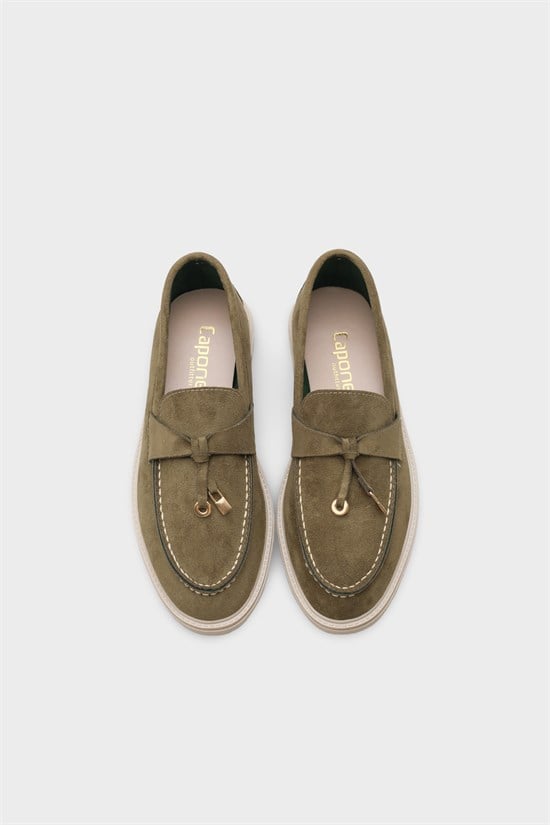 Capone Outfitters 001 Women Khaki Loafer image 6