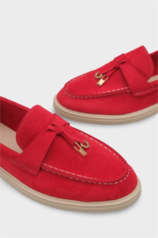 Capone Calypso Women Red Loafer image 4