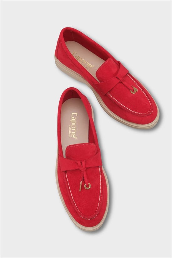 Capone Calypso Women Red Loafer image 3