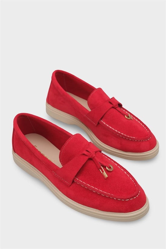 Capone Calypso Women Red Loafer image 2