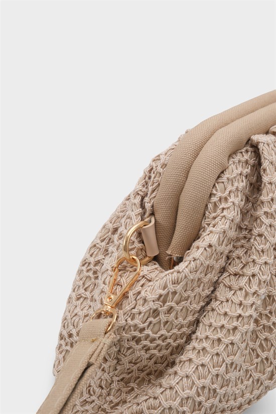 Capone Capri Raffia Look Drawstring Women  Bag image 5