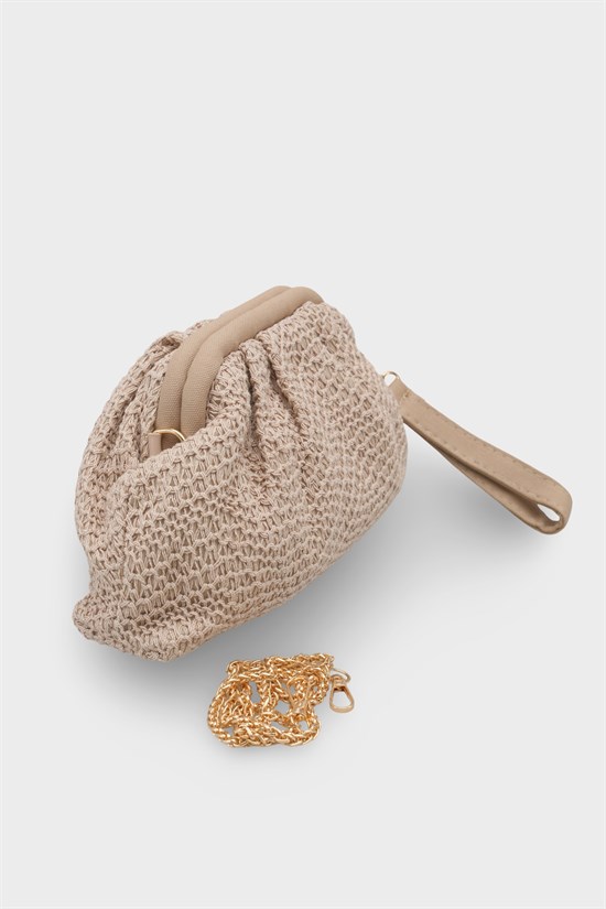 Capone Capri Raffia Look Drawstring Women  Bag image 4