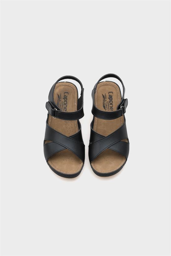 Capone Celeste Z6312 Women Black Comfort Anatomical Sandals image 3