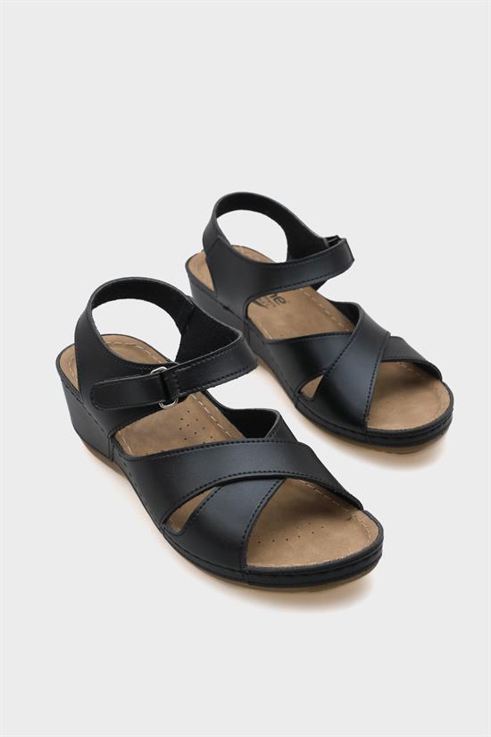 Capone Celeste Z6312 Women Black Comfort Anatomical Sandals image 4