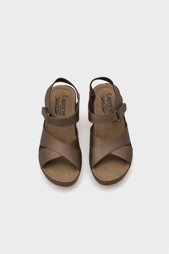 Capone Celeste Z6312 Women Copper Comfort Anatomical Sandals image 4