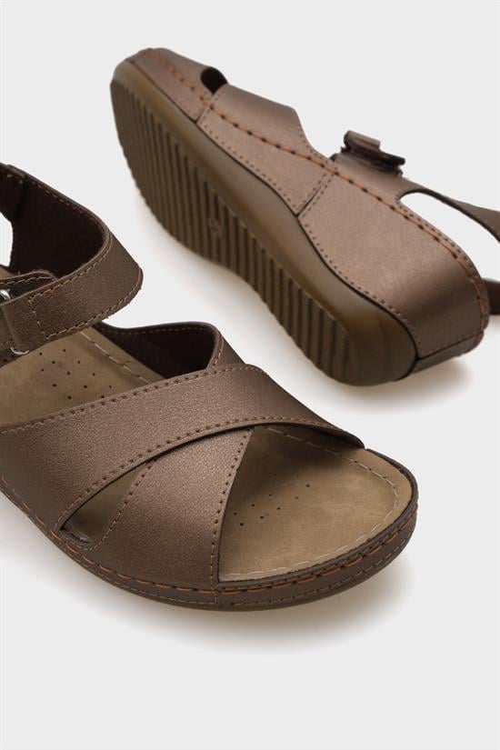 Capone Celeste Z6312 Women Copper Comfort Anatomical Sandals image 6