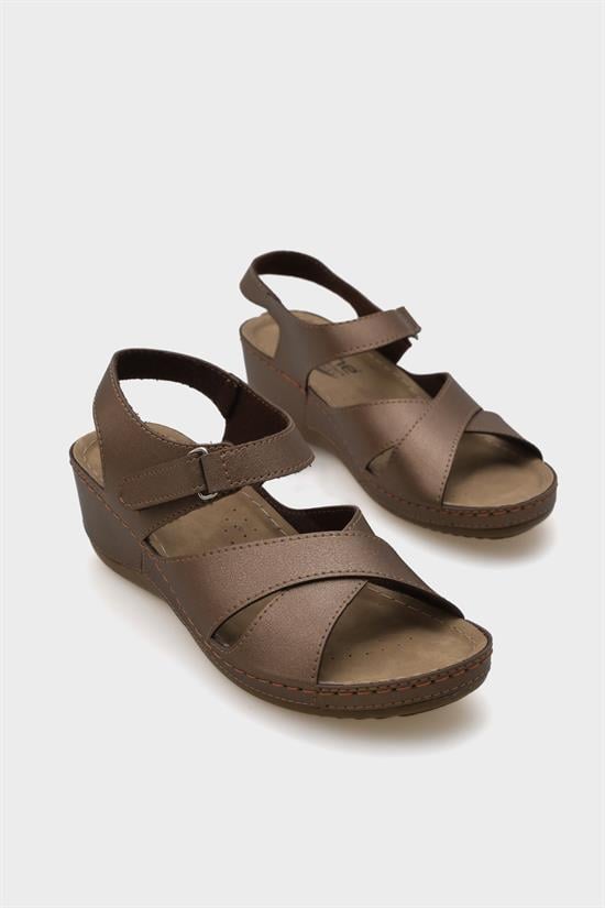 Capone Celeste Z6312 Women Copper Comfort Anatomical Sandals image 3