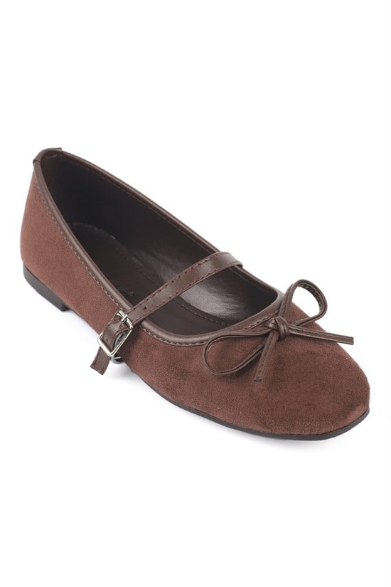 Capone Chandal Suede Look Mary Jane Shoes