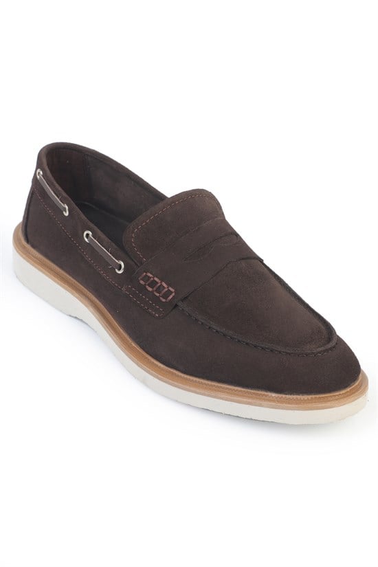 Capone Danny Genuine Leather Suede Genuine Leather Lined Men Loafer