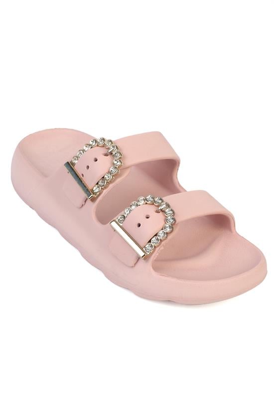Capone Della EVA Double Buckle Women Pink Sandal