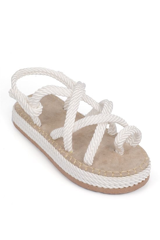 Capone Eden Wedge Heel Rope Woman Sandals image 1