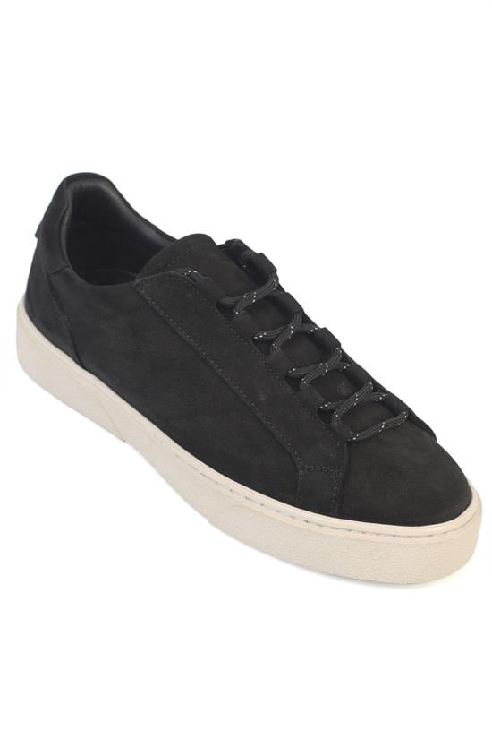 Capone  Efram Genuine Leather Nubuck Hidden Lace-Up Casual Elegant Men Sneaker