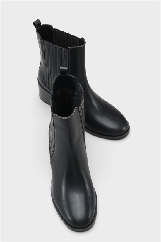 Capone Ellynn Round Toe Side Elastic Women Black Cowboy Boot image 5