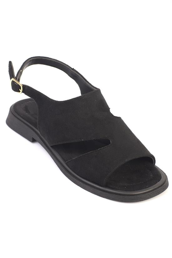 Capone Emmie Suede Look Women Black Sandal