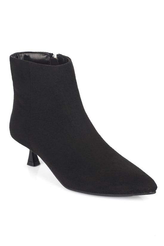 Capone Essie Women Sued Black Ankle Boot