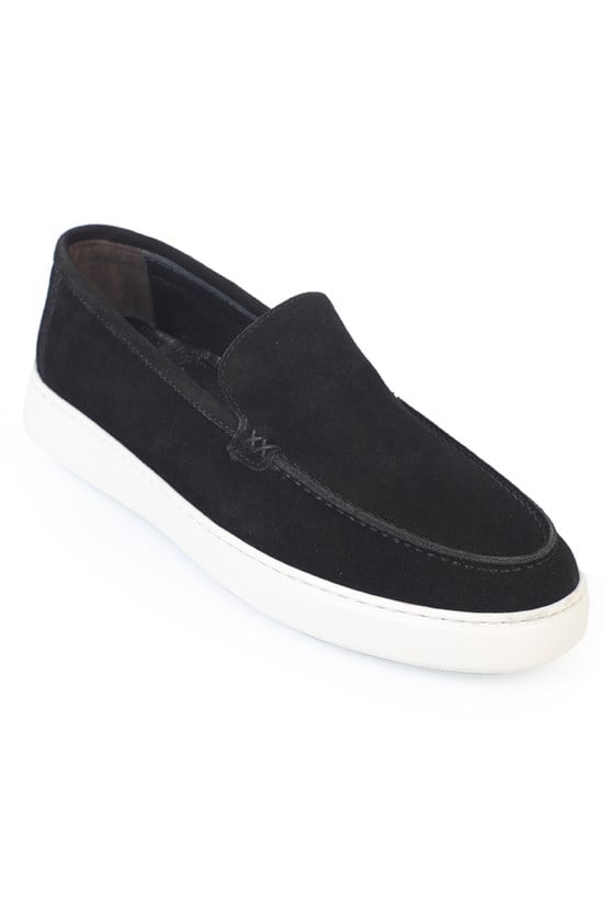Capone Fidel Genuine Leather Suede Genuine Leather Lined Men Loafer