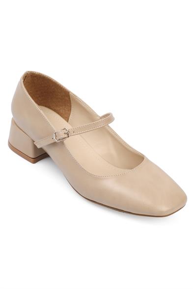 Capone Flat Toe Banded Low Heel Woman Shoes image 4