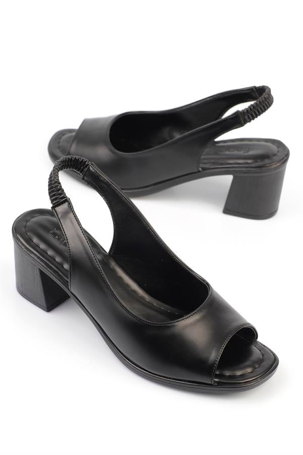 Capone Flat Toe Woman Shoes With Inner Pad and Elastic Back image 3