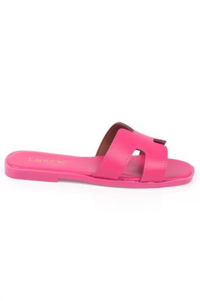 Capone Halsey Women Fuchsia Slide Flat Sandals image 4